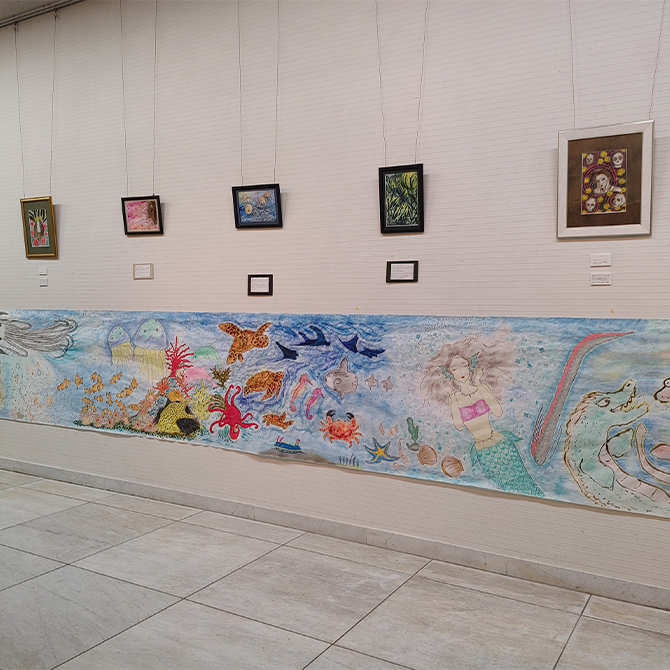 「海の絵巻」まこもアートプロジェクト