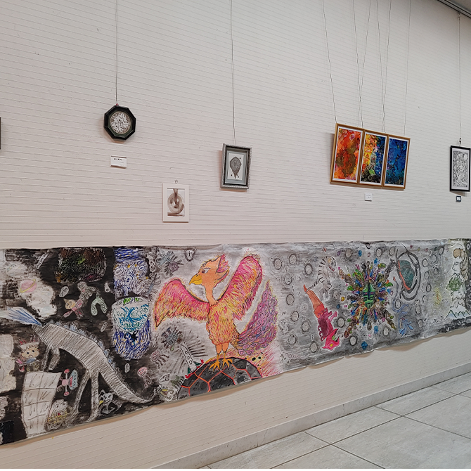 「宇宙絵巻」まこもアートプロジェクト