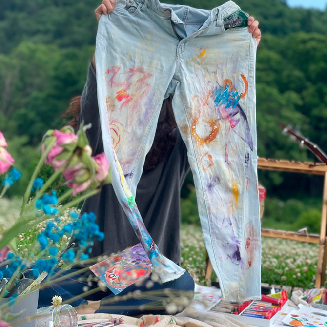 屋外型アートワークショップ